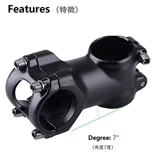Jeelad 31.8 Bike Stem 7° Degree 60Mm 70Mm 80Mm 90Mm Handlebar Bicycle Stem Riser Bar Clamp For Most Bicycle Mountain Road Bike Mtb Bmx Cycling #TOP2