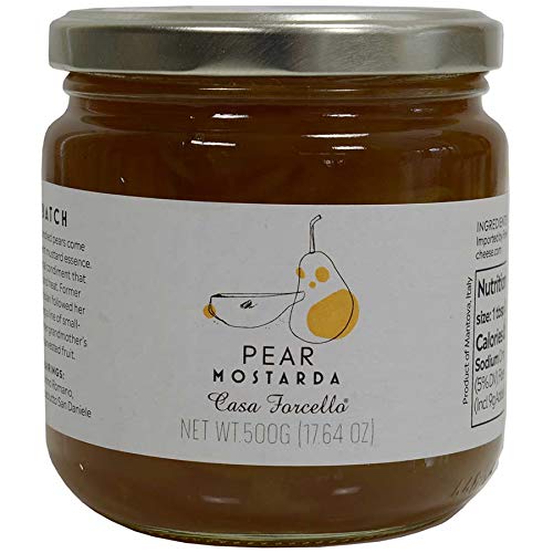 Pear Mustard (Mostarda) - 1 jar - 17.64 oz
