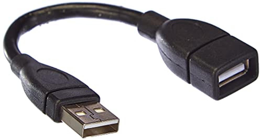 83497 DELOCK - Cable | USB 2.0; USB A socket,USB A plug; 0.15m; black