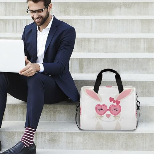 Maletín para laptop ALAZA corazón rosa 13-15.6 pulg miniatura 3