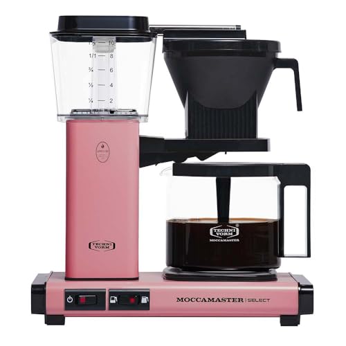 Moccamaster KBG Select, Kaffeemaschine Filtermaschine, Kaffeebereiter, Pink, 1.25L