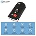 ECCPP fit for 315 MHz Uncut Keyless Entry Remote Head Key Flip Car Key Transmitter Fob KPU41788 Mazda 3 5 6 CX-7 CX-9 RX-8 MX-5 Miata,2004 for Mazda RX-8 Key Fob