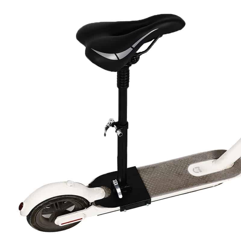 Asiento para Xiaomi M365 ajustable con suspension doble acolchado negro 3