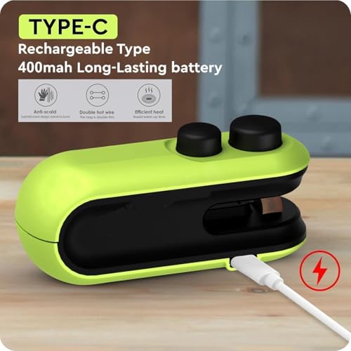 Image of DiCUNO Mini Sealing Machine for Food Packets, Packet Sealer Machine, Packing Machine Sealing - Portable Plastic Sealing Machine Heat Sealer for Home, Vacuum Sealer for Plastic Bags (1, Multi)
