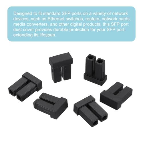Tapas antipolvo LC protectoras de puertos para convertidores de medios y switch 5