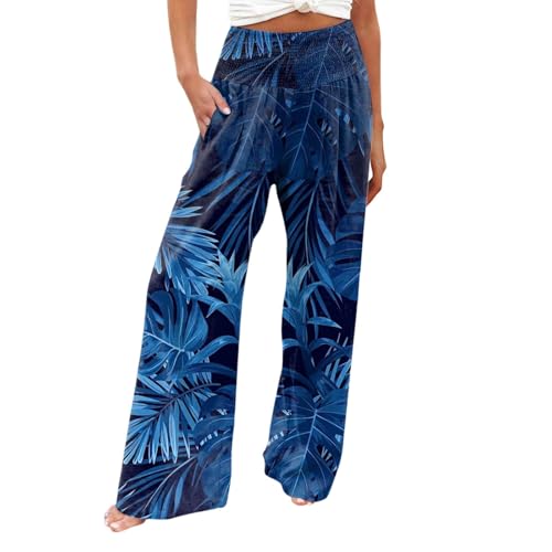 Pantalon imprimé décontracté pour femme idéal pour les vacances et sorties d'été