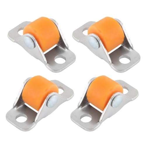 Ruedas fijas multiusos de goma pequeña para mesas, muebles y cajas de herramientas 6