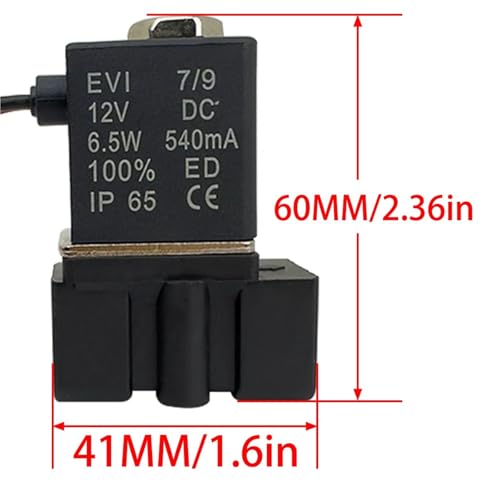Électrovanne pneumatique 1/4" AC110V normalement fermée bidirectionnelle