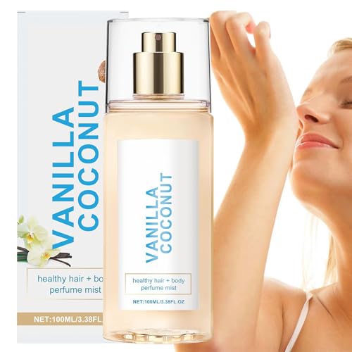 Vanilla Perfume – 100ml Body Mist Fragrance Spray | Long-Lasting Light Fragrance Mist | Scent Spray Suitable For Daily Wear Travel Gifting Women Girls Refreshing Aromatherapy