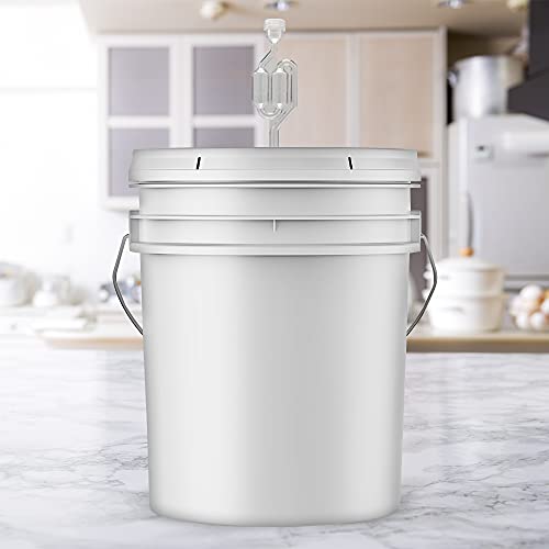 S-Shaped Airlocks With Grommets Set – 4 Airlocks And 8 Grommets – Home Fermentation Essential – Airlock For Homemade Wine, Beer, Cider, Kimchi, Sauerkraut – Preserving, Brewing, Fermenting #TOP1