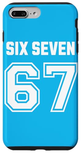 67 Six Seven Sport Design on Back. 6 7 Meme Men Women Kids X}zP[X iPhone 7 Plus/8 Plus p