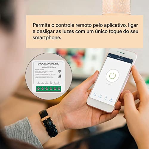 Módulo Mini 1 Canal Modelo Ms-105 wi-fi IEEE 802.11 b/g/n 2.4GHz