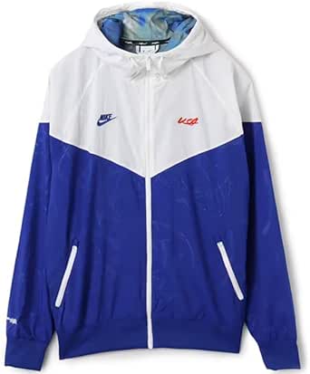 NIKE(ナイキ) USA ウィンドランナー メンズ ナイキ ブレイキング ウーブン ジャケット 国内正規品 FD7664 100 (US XLサイズ)
