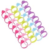 Milisten 100 Bridas Reutilizables para Mangas Pasteleras, Clips para Bolsas Grandes, Anillos de Sellado de Silicona, 5 Colores Variados (20 Unidades Cada Uno), Accesorios para Decoración