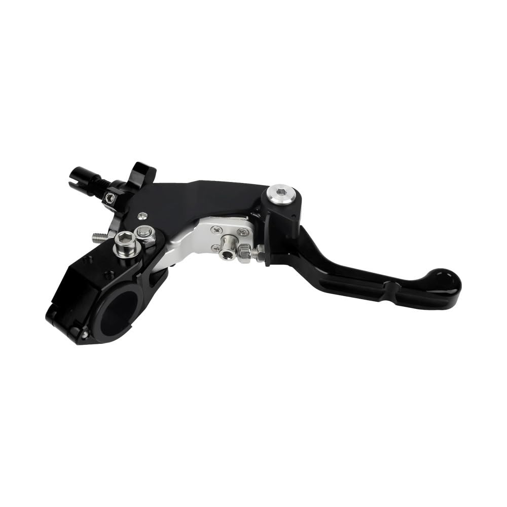 Leve Frizione Moto Leva Frizione Freno Cilindro Maestro Pompa CNC Per H&ON&DA CRF230 CQR 250 Motocross Accessori Diirt Bike(Black)