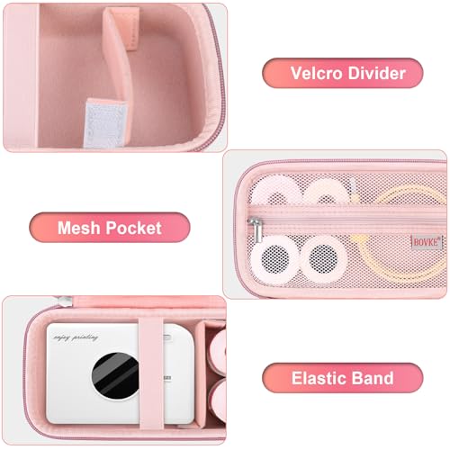 BOVKE Estojo de transporte para máquina de etiquetas Phomemo A30, mini impressora de etiquetas portá