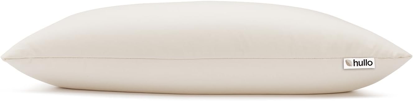 Buckwheat Pillow 14"×20" Organic, Cooling, Firm Pillow for Sleeping • Japanese Size Sobakawa Pillow • Made in USA