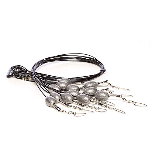 Rig'Em Right Waterfowl Original Pre-Rigged Duck Hunting Decoy Anchors (48" Length, 4-oz Weights)