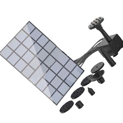 Pompe à eau solaire silencieuse 2,5W avec protection course à sec - 2