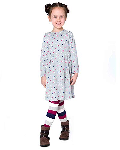 Deux par Deux Little Girls' Tights Preppy Chic, Sizes 3-62