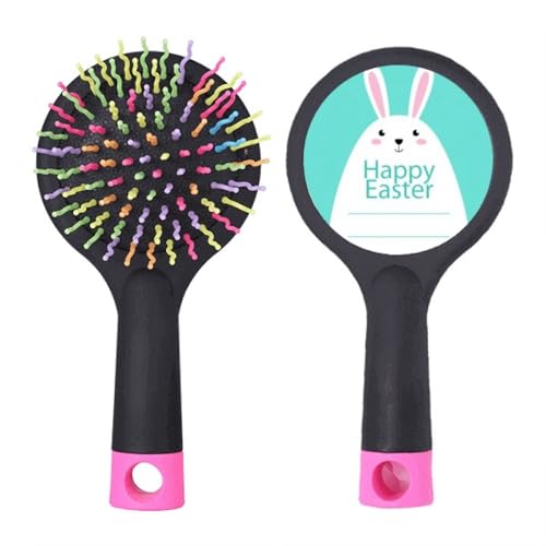 Brosse à cheveux démêlante lapin bleu anti-casse pour cheveux rebelles