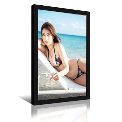 ᕽ仍Iȃ|X^[ KXA[ou }bg̃|X^[ t[A͂ȃR[i[̎ʐ^t[AM[̕ǂ̊zS[h A~jEʐ^t[ Black Frame-style 24x36inch(60x90cm)