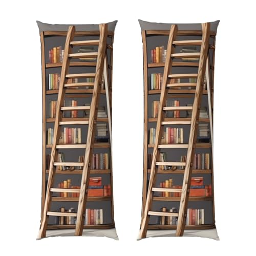 Housse de coussin de corps décorative et confortable pour lecture au lit - 2