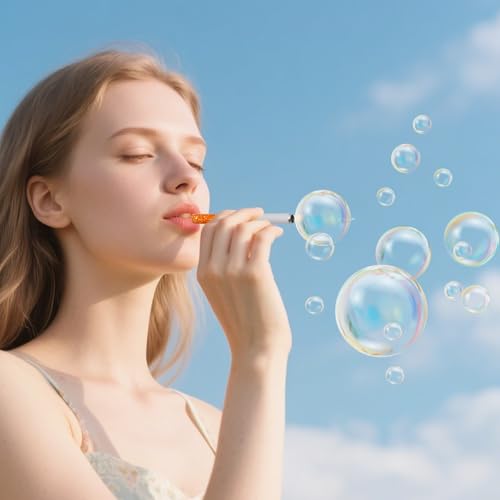 image for Generic Box Bubble Toy,Blowing Fake Bubbles Pack Blower Blow Sticks Li