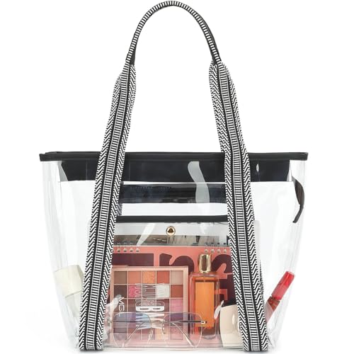 Bolso Tote Transparente Fammart 12x6x12 con Cierre miniatura 1
