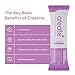 Create Single Serve Creatine Monohydrate Powder – 5g Creapure Creatine | Redefining Strength, Energy & Recovery | Sugar-Free, Vegan, Non-GMO | Mixed Berry | 30 Portable Packets