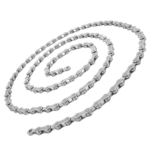 POPETPOP Steel Bike Chain for Road and Mountain Bikes 116 Speed Bicycle Chain Replacement and Easy Installation