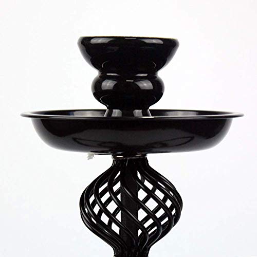BGSFF Shisha, Shisha Komplettset mit Doppelschlauch, Shisha Set 19,7"Aluminiumlegierung Shisha Chimney Head Komplettset – Bild 5