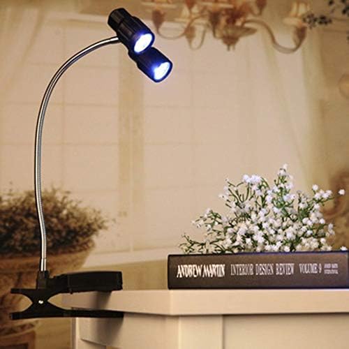 Small Black Table lamp Multifunctional LED Clip Light Tent Light Camping Barbecue Light Outdoor Camping Light Bedside Eye Protection Table Lamp