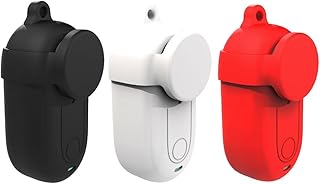 Lxpien Silicone Protective Case For Insta360 Go3, Sports Camera Silicone Sleeve + Lens Cover Cap For Insta360 Go3, For Insta360 Go3 Accessories (Red)