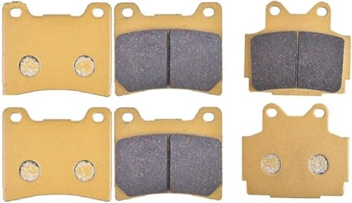 Plaquettes de frein pour moto FZR 400 FZ 600 et FZ 750 avant arrière