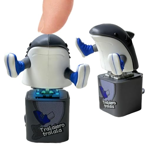 Tuxsobu Italian Brainrot Keychain Fidget Toy with Sound & LED