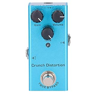 [CLASSIC BRITISH ROCK TONE] The crunch distortion effect pedal delivers a powerful British rock deformation with strong response and support perfect for achieving iconic rock tones with ease. [PRECISE SOUND CONTROL] Three intuitive knobs allow you to...