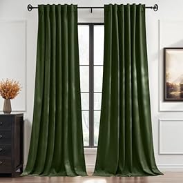 StangH Green Velvet Curtains...