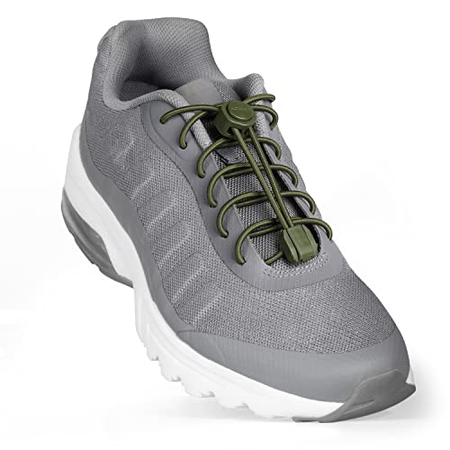 Image of HOMAR Elastic No Tie Shoe Laces Stretch Tieless Shoe Laces for Sneakers No Tie Shoelaces Elastic Laces for Adults and Kids