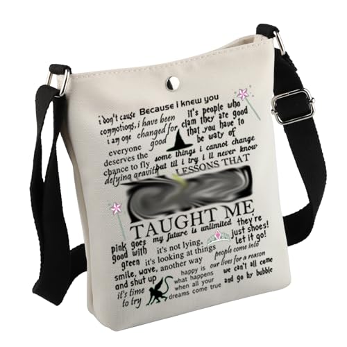 MNIGIU W Musical Encouragement Quote Crossbody Bag W Merch For W Musical Fans