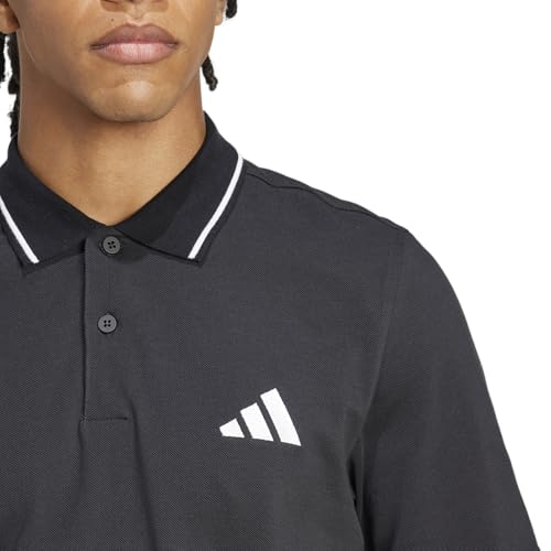 adidas Men's Essentials Small Logo Pique Polo Shirt4