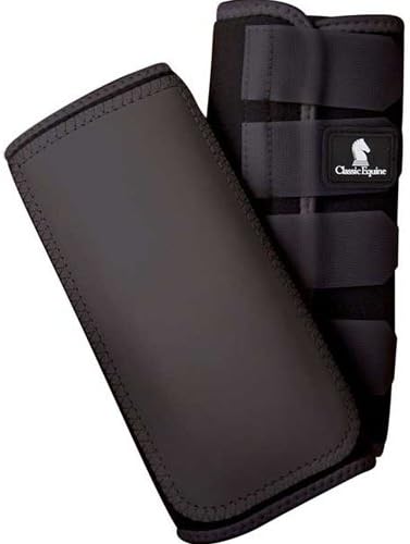 Classic Equine Safety Wrap Splint Boots Small Blac