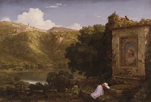 Tableau Le Penseroso de Thomas Cole : idéal pour sublimer la décoration du salon en grand format