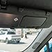 Sun Visor License Plate Mount (Universal Fit) No Drill, No Tool Install for a Clean Look and No Clutter on The Front of Vehicle (Black)