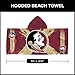 Northwest Florida State Seminoles NCAA Cross Out Youth Hooded Micro Fiber Towel 22 x 51 Inches