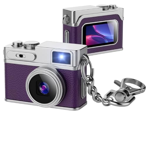 �~�j�f�W�^���J���� - 1080P HD ���^���g���L�[�`�F�[���J���� 32GB�J�[�h�A0.97�C���`�X�N���[��&OTG�A�_�v�^�[�t���A�r���e�[�W�R���p�N�g�}�C�N���|�P�b�g�J���� ���s�A�R���T�[�g�A�׋��L�^�p (�p�[�v��)
