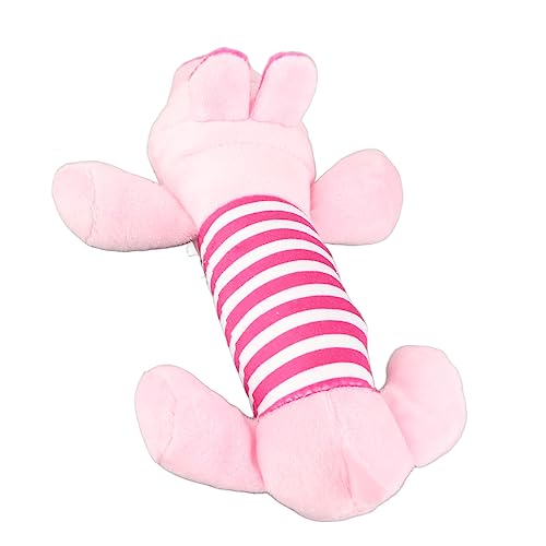 Juguete de peluche para perro con forma animal y chirriador miniatura 6