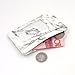 kandouren Slim Minimalist RFID Leather Wallets,Thin Front Pocket Wallet,Credit & ID Card Holder for Men & Women(White Marble)