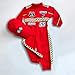Costumes Club Handmade Race Car Driver Costume for Toddlers - Halloween Costume, Cars Boys Racing Outfit, Toddler Racer Suit, Kids Jumpsuit with Hat, Baby Racer Costume (Long Sleeve, 3T)