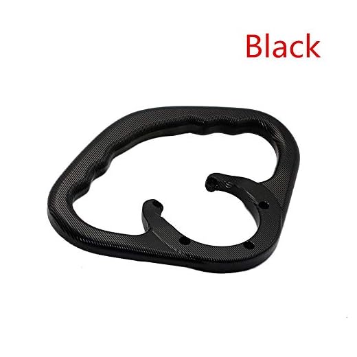 LPLHJD Accesorios de Motos Mango Apoyabrazos Motocicleta De Aluminio Pasajero Trasero Asideros Asa de Mano Tanque Agarre Barra para Suzuki GSR600 GSXR1000 (Color : Negro)